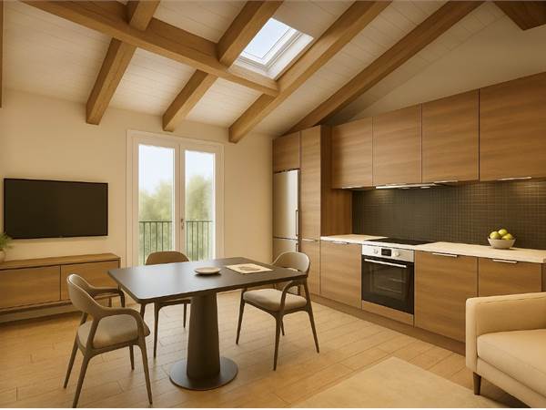 MANSARDA 2 CAMERE - BAGNO - CLASSE A 