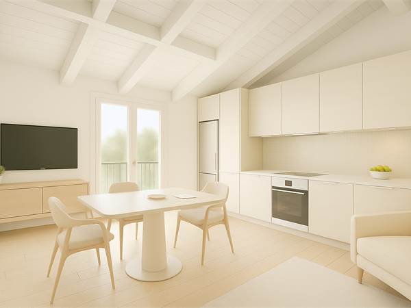 MANSARDA 2 CAMERE - 2 BAGNI - CLASSE A 