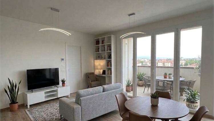 soggiorno con angolo cottura